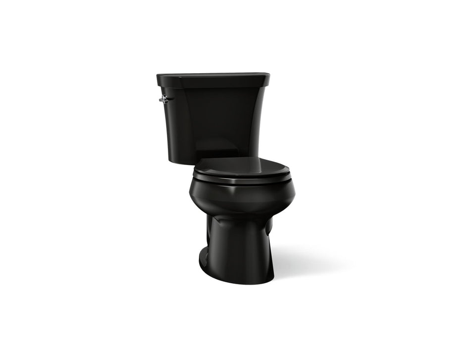 KOHLER K-3987 Wellworth Two-piece round-front toilet, dual-flush