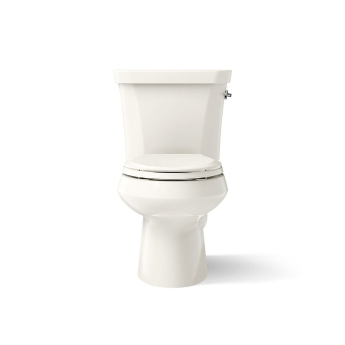 KOHLER K-3988-RA Wellworth Two-piece elongated toilet, dual-flush - Biscuit