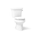 KOHLER K-3988-RA Wellworth Two-piece elongated toilet, dual-flush - White