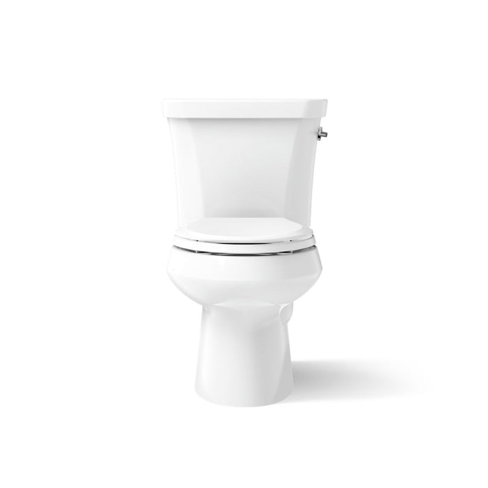 KOHLER K-3988-RA Wellworth Two-piece elongated toilet, dual-flush - White