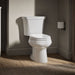 KOHLER K-3988-RA Wellworth Two-piece elongated toilet, dual-flush - White