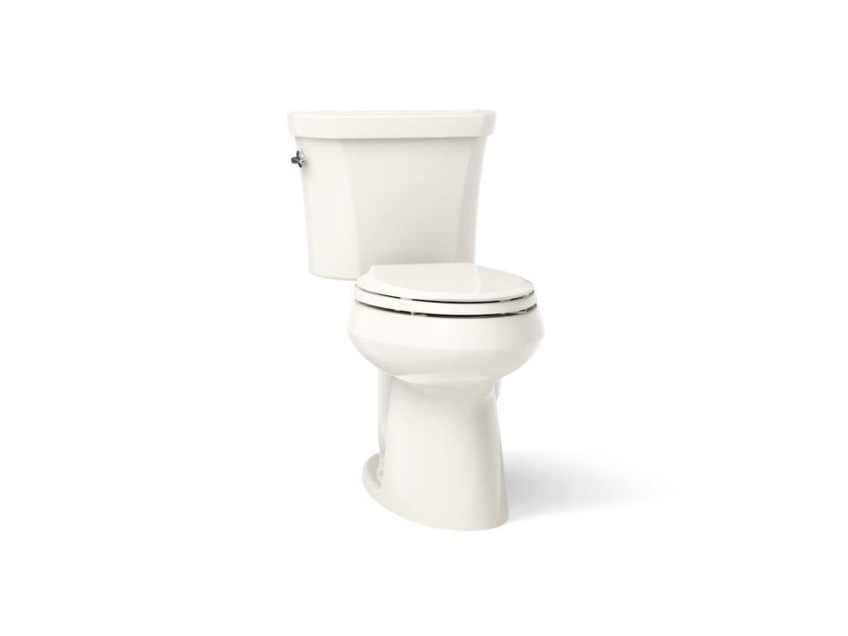 KOHLER K-3989-0 K-3989 Highline Two-piece Elongated Toilet, Dual-flush