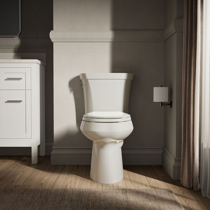 KOHLER K-3989-0 K-3989 Highline Two-piece Elongated Toilet, Dual-flush