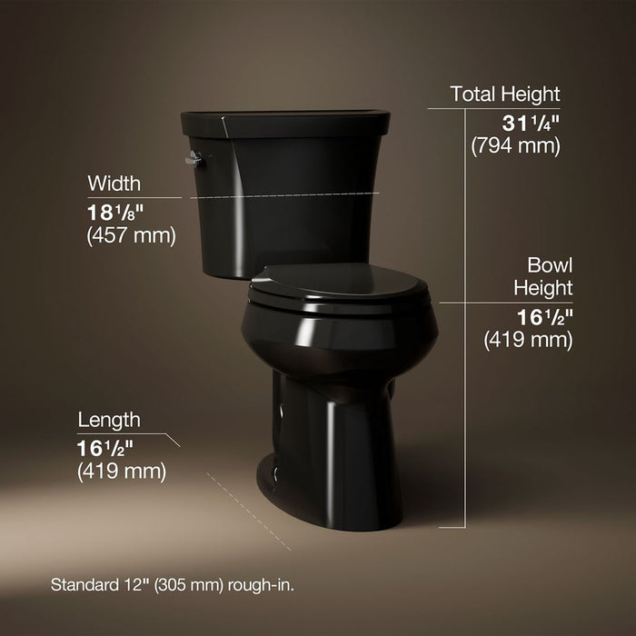 3/4 view of product with dimensions