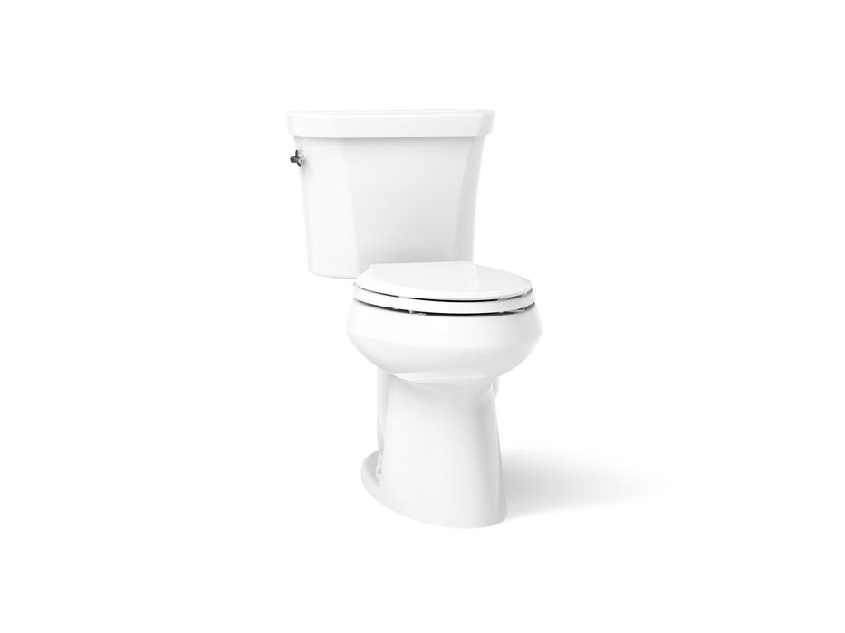 KOHLER K-3989-0 K-3989 Highline Two-piece Elongated Toilet, Dual-flush