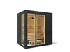 KOHLER K-39951-0FNC C1 Three-person Indoor Sauna, Graphite Grey - 3/4 view of product