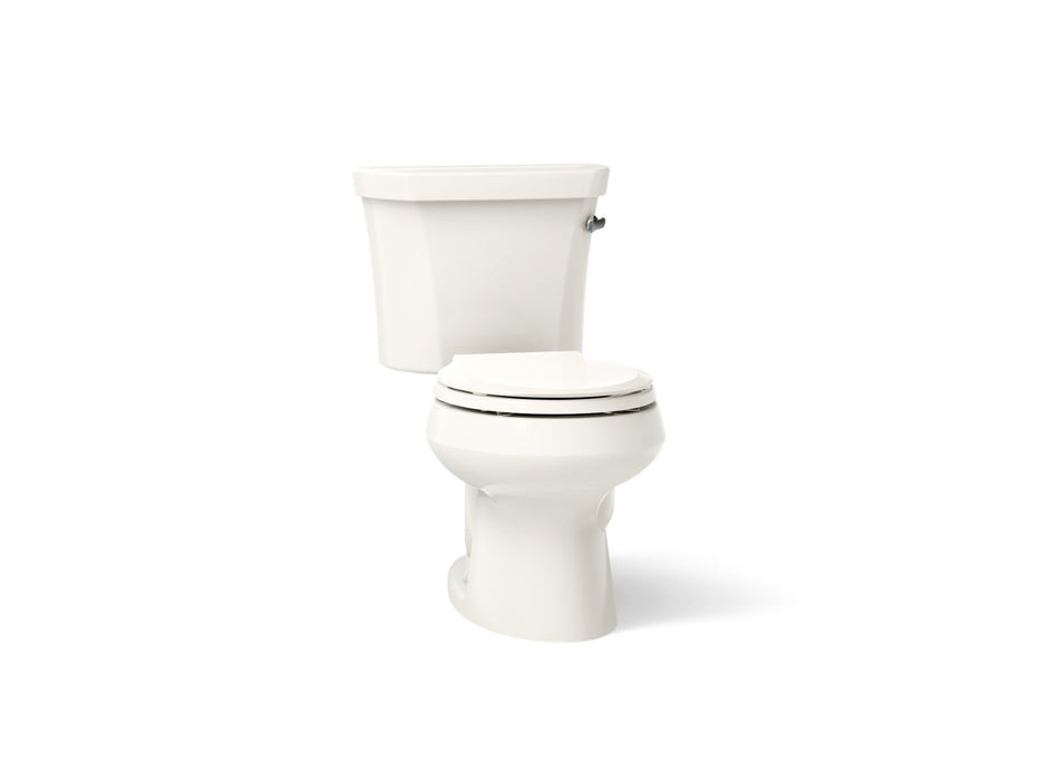 KOHLER K-3997-RA Wellworth Two-piece round-front toilet, 1.28 gpf