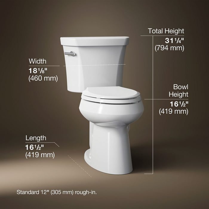 3/4 view of product with dimensions