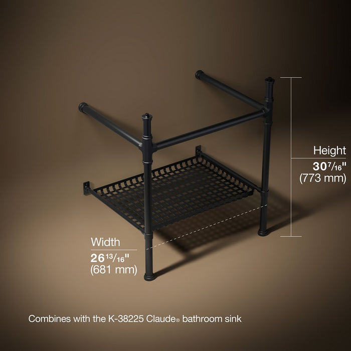 3/4 view of product with dimensions