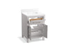 KOHLER K-40637-BD1 Kresla 24" bathroom vanity cabinet with sink and quartz top, atmos grey - view 2