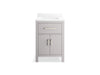 KOHLER K-40637-BD1 Kresla 24" bathroom vanity cabinet with sink and quartz top, atmos grey - view 5