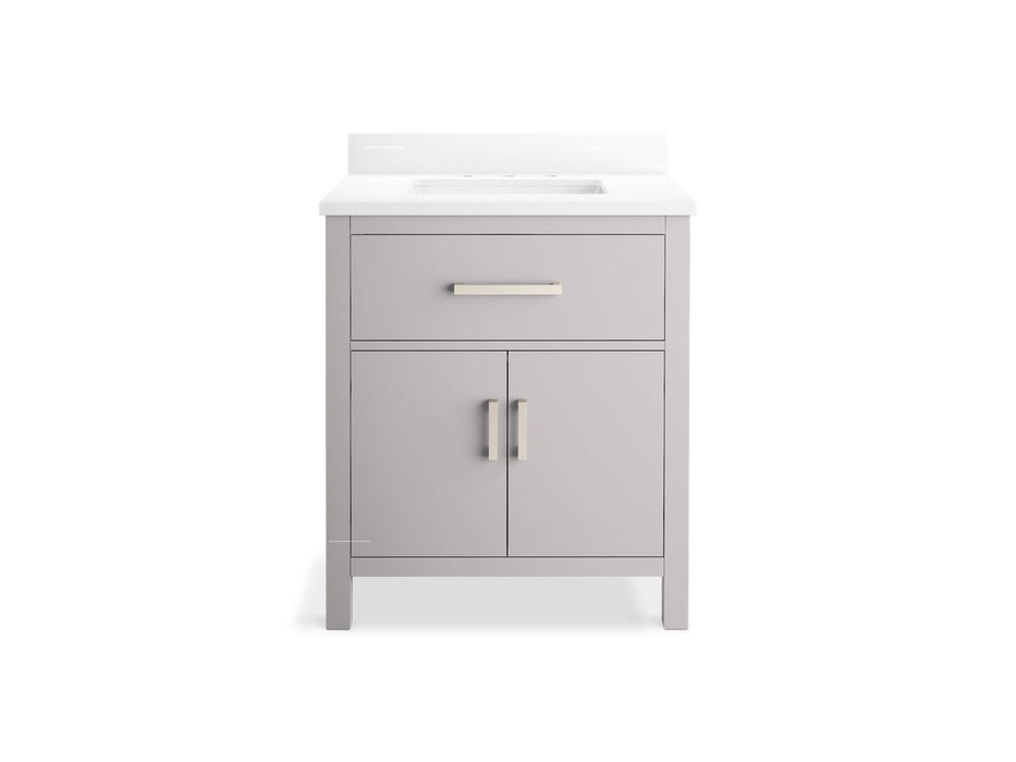 KOHLER K-40638-BD1 Kresla 30" bathroom vanity cabinet with sink and quartz top, atmos grey - view 5