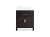 KOHLER K-40638-BD1 Kresla 30" bathroom vanity cabinet with sink and quartz top, carbon oak - view 5