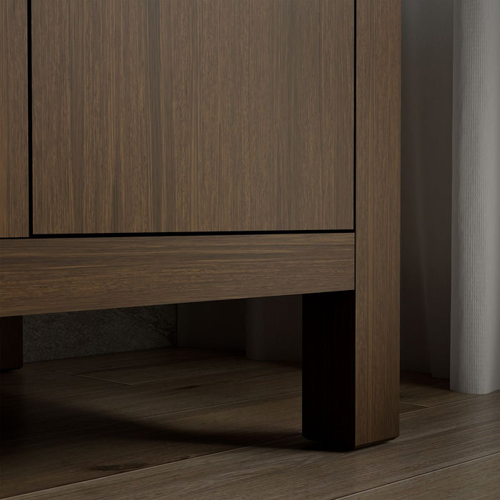 KOHLER K-40640-BD1 Kresla 48" bathroom vanity cabinet with sink and quartz top, draper oak - view 3