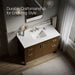 KOHLER K-40640-BD1 Kresla 48" bathroom vanity cabinet with sink and quartz top, draper oak - view 5