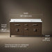 KOHLER K-40642-BD1 Kresla 72" bathroom vanity cabinet with sinks and quartz top, draper oak - view 3