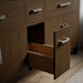 KOHLER K-40642-BD1 Kresla 72" bathroom vanity cabinet with sinks and quartz top, draper oak - view 5