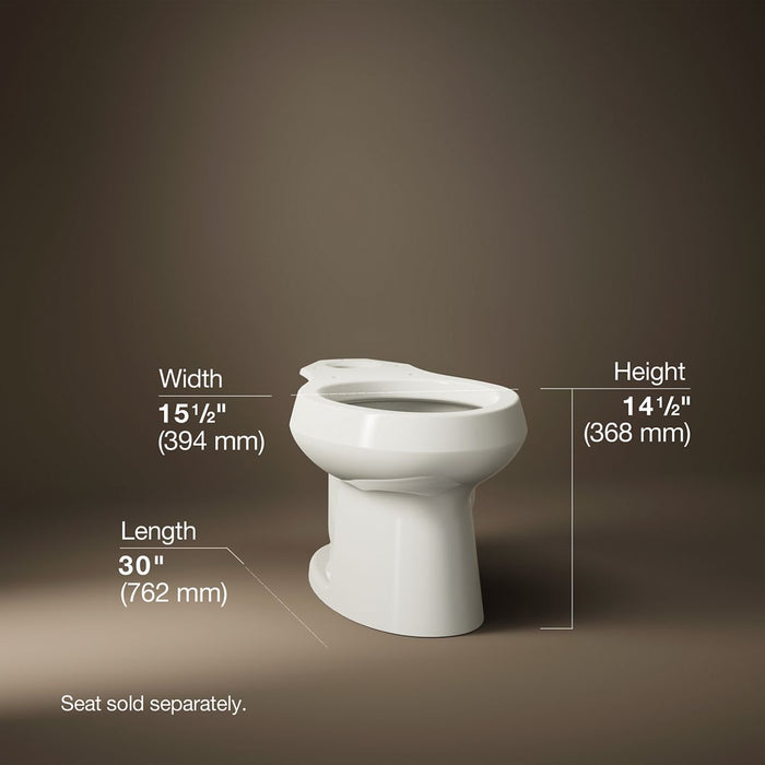 KOHLER K-4198 Wellworth Elongated toilet bowl