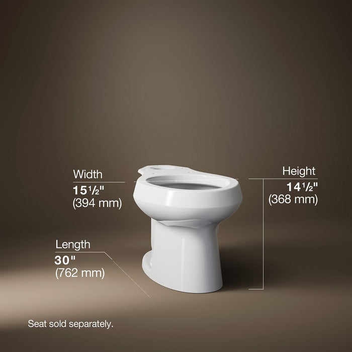 KOHLER K-4198 Wellworth Elongated toilet bowl