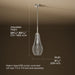 3/4 view of product with dimensions