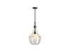 KOHLER K-42197-PE01 Simplice 12" teardrop pendant, matte black - view 2