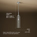 3/4 view of product with dimensions