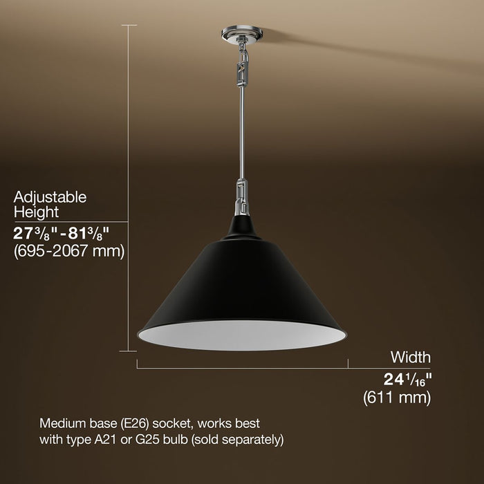 3/4 view of product with dimensions