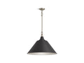 Matte Black with Brushed Nickel
