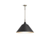 KOHLER K-42203-PE01 Varla 24" pendant, matte black with brushed nickel - view 2