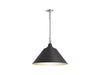 KOHLER K-42203-PE01 Varla 24" pendant, polished chrome matte black - view 2