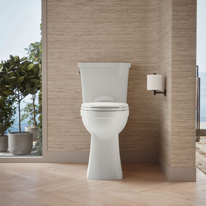 KOHLER K-43200 Kelston Tall elongated toilet bowl, white - view 4