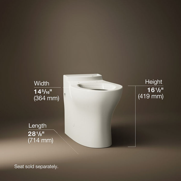 KOHLER K-4326 Persuade Elongated toilet bowl with skirted trapway