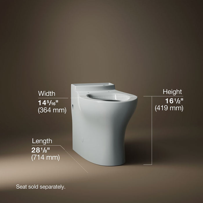 KOHLER K-4326 Persuade Elongated toilet bowl with skirted trapway