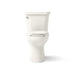 KOHLER Highline Comfort Height Two-Piece Elongated 1.28 GPF Toilet in White (K-43999-0) - Biscuit