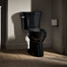 KOHLER Highline Comfort Height Two-Piece Elongated 1.28 GPF Toilet in White (K-43999-0) - Black Black