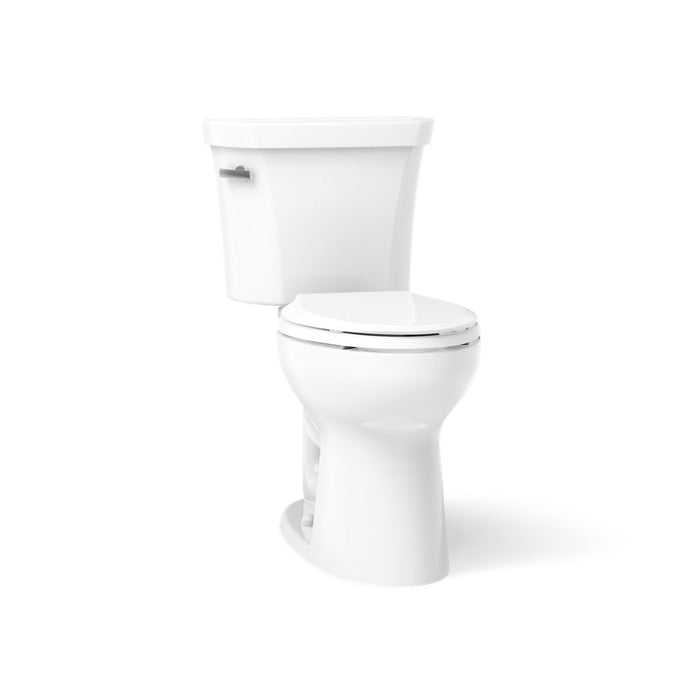 KOHLER Highline Comfort Height Two-Piece Elongated 1.28 GPF Toilet in White (K-43999-0) - White
