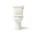 KOHLER Highline Comfort Height Two-Piece Elongated 1.28 GPF Toilet in White (K-43999-RA-0) - Biscuit