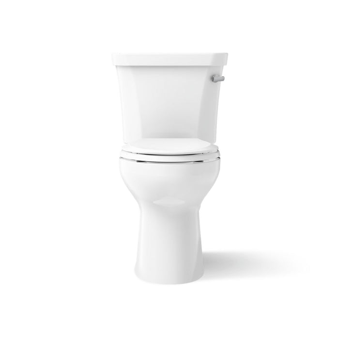 KOHLER Highline Comfort Height Two-Piece Elongated 1.28 GPF Toilet in White (K-43999-RA-0) - White