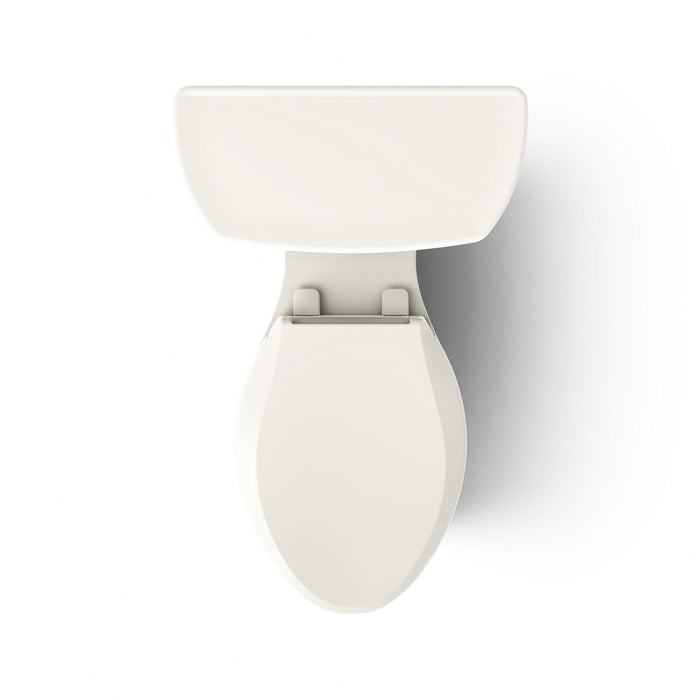 KOHLER Highline Comfort Height Two-Piece Elongated 1.28 GPF Toilet in White (K-43999-U-0) - Biscuit