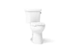KOHLER Highline Comfort Height Two-Piece Elongated 1.28 GPF Toilet in White (K-43999-UR-0) - Default Title
