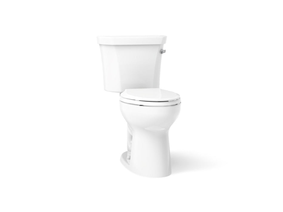 KOHLER Highline Comfort Height Two-Piece Elongated 1.28 GPF Toilet in White (K-43999-UR-0) - Default Title