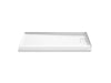 KOHLER K-44148 Stoneridge 60" x 30" alcove shower base, right drain, honed white