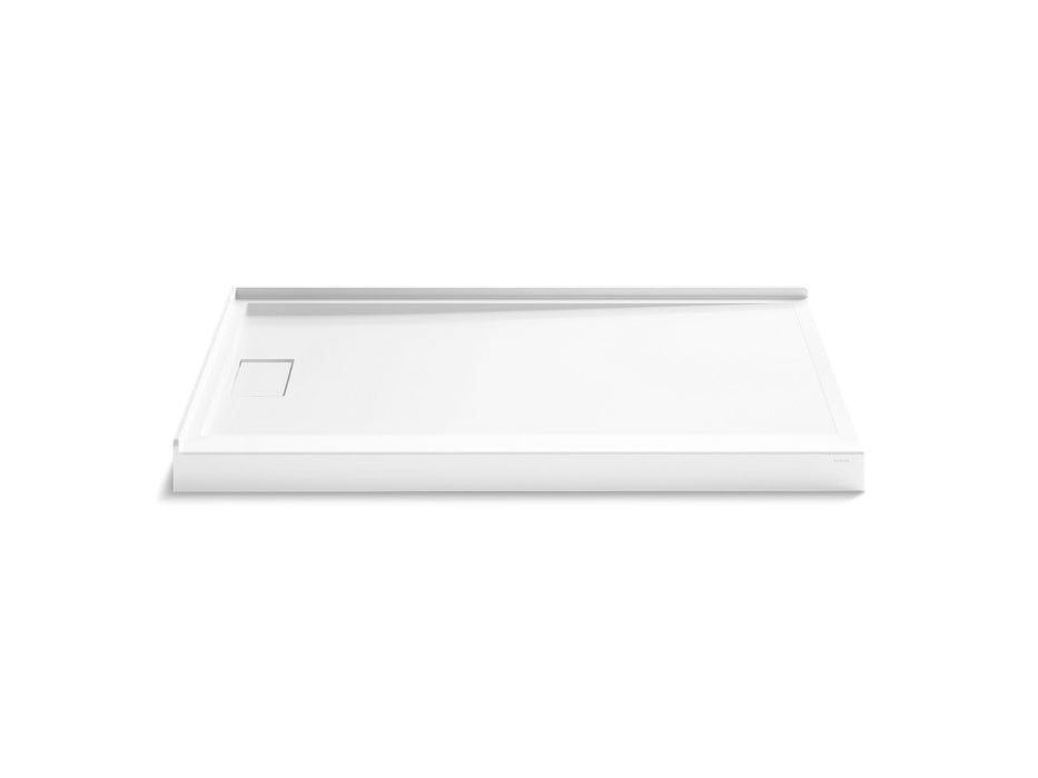 KOHLER K-44155 Stoneridge 60" x 36" corner shower base, left drain