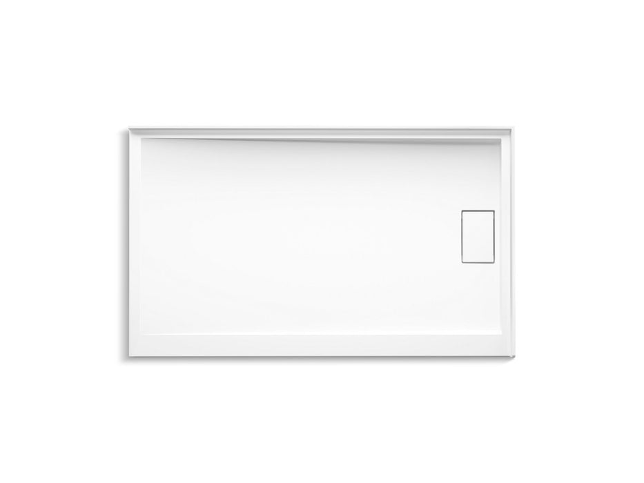 KOHLER K-44156 Stoneridge 60" x 36" corner shower base, right drain