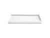 KOHLER K-44159 Stoneridge 66" x 34" alcove shower base, right drain, honed white