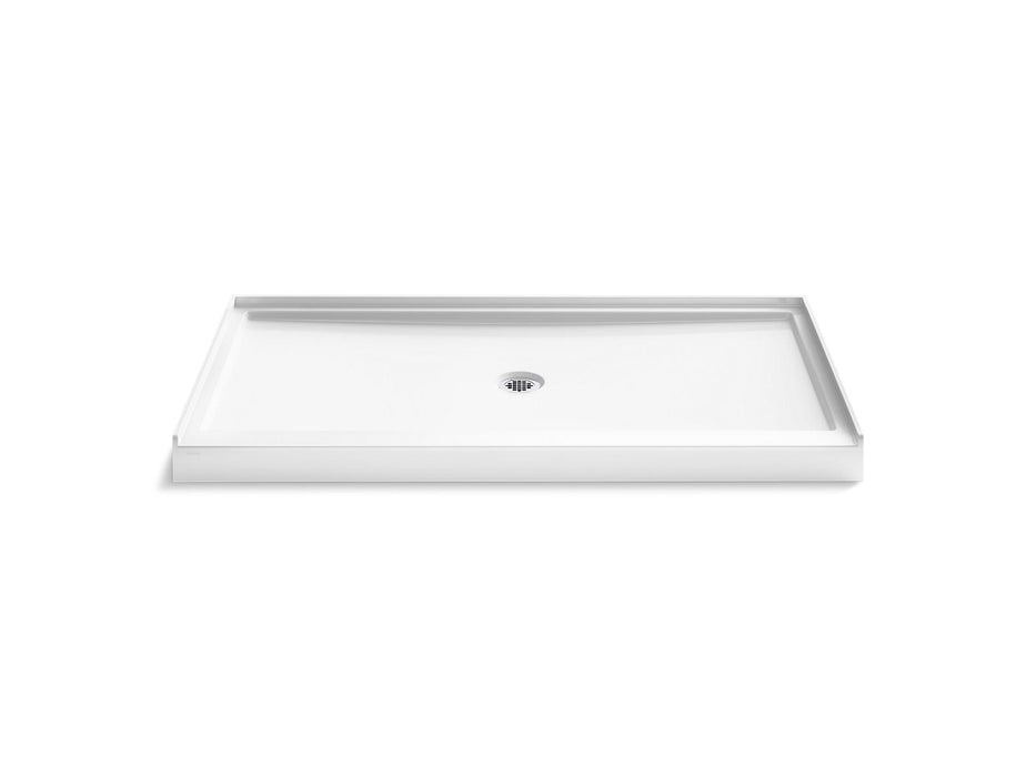 KOHLER K-44160 Stoneridge 66" x 36" alcove shower base, center drain