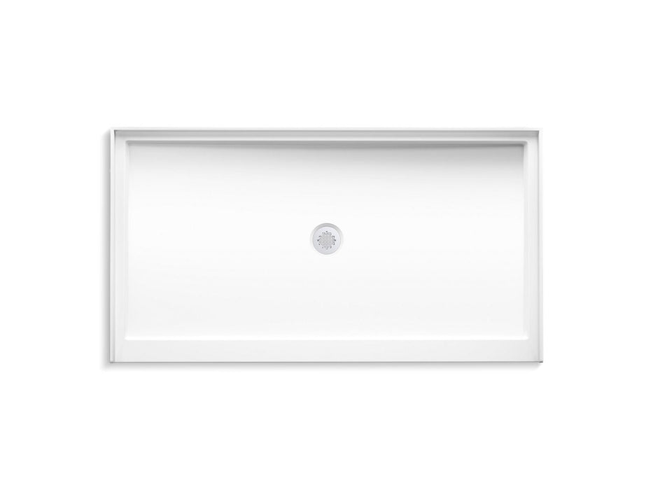 KOHLER K-44160 Stoneridge 66" x 36" alcove shower base, center drain