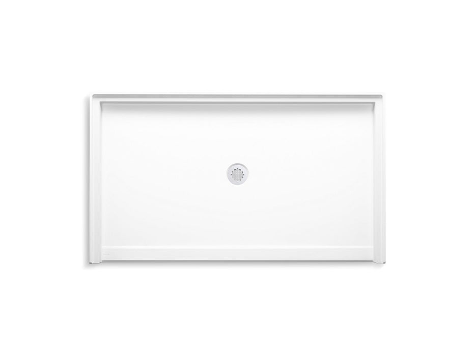 KOHLER K-44166 Stoneridge 62" x 36" alcove shower base, center drain