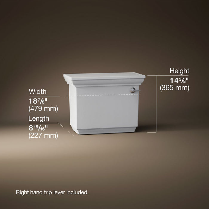 KOHLER K-4434-RA Memoirs Toilet tank, 1.28 gpf