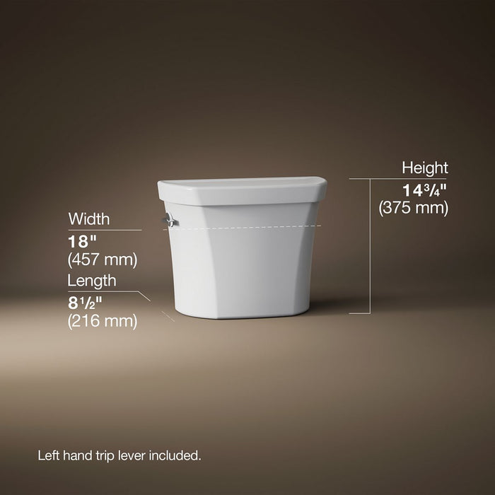 KOHLER K-4458 Wellworth Toilet tank, dual-flush